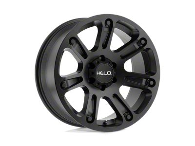 HELO HE904 Satin Black 8-Lug Wheel; 17x9; 0mm Offset (01-06 Sierra 2500 HD)