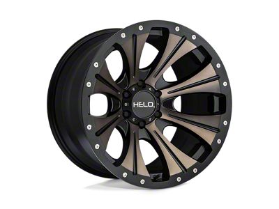 HELO HE901 Satin Black Dark Tint 6-Lug Wheel; 20x9; 18mm Offset (04-08 F-150)