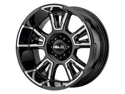 HELO HE914 Gloss Black Machined 6-Lug Wheel; 20x10; -18mm Offset (04-08 F-150)