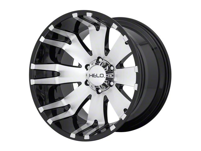 HELO HE917 Gloss Black Machined 6-Lug Wheel; 20x10; -18mm Offset (04-08 F-150)