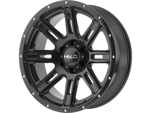 HELO HE900 Gloss Black 6-Lug Wheel; 20x10; -24mm Offset (07-13 Sierra 1500)