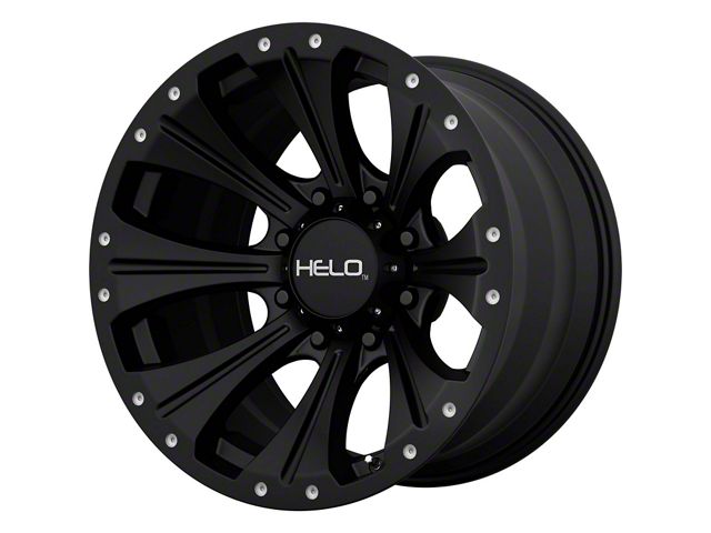HELO HE901 Satin Black 6-Lug Wheel; 20x9; -12mm Offset (07-13 Sierra 1500)