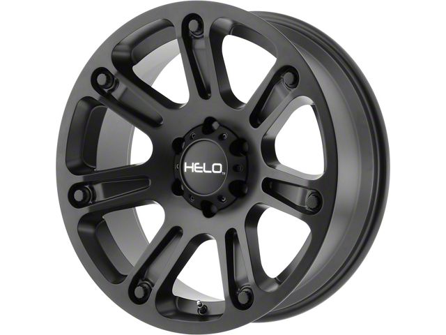 HELO HE904 Satin Black 6-Lug Wheel; 20x9; 18mm Offset (07-13 Sierra 1500)