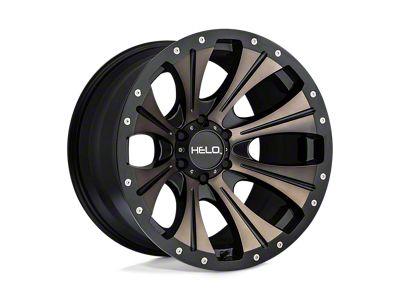 HELO HE901 Satin Black Dark Tint 6-Lug Wheel; 20x12; -44mm Offset (07-13 Silverado 1500)