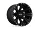 HELO HE901 Satin Black 6-Lug Wheel; 17x9; -12mm Offset (07-13 Silverado 1500)