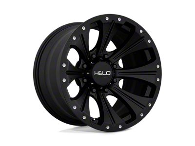 HELO HE901 Satin Black 6-Lug Wheel; 17x9; -12mm Offset (07-13 Silverado 1500)