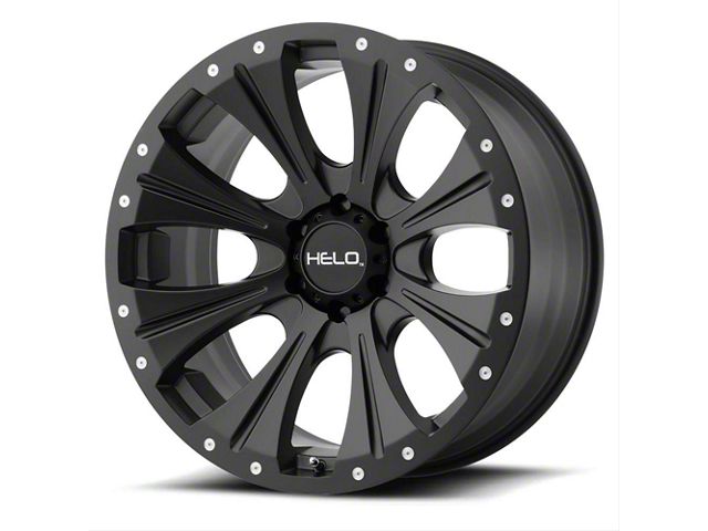 HELO HE901 Satin Black 6-Lug Wheel; 20x12; -44mm Offset (07-14 Yukon)