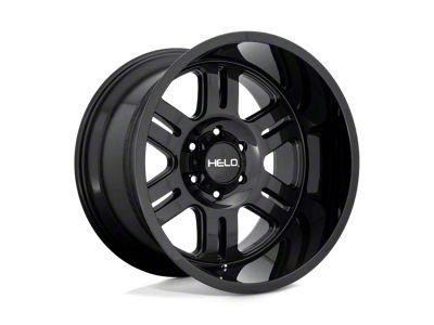 HELO HE916 Gloss Black 8-Lug Wheel; 20x12; -44mm Offset (08-10 F-350 Super Duty SRW)