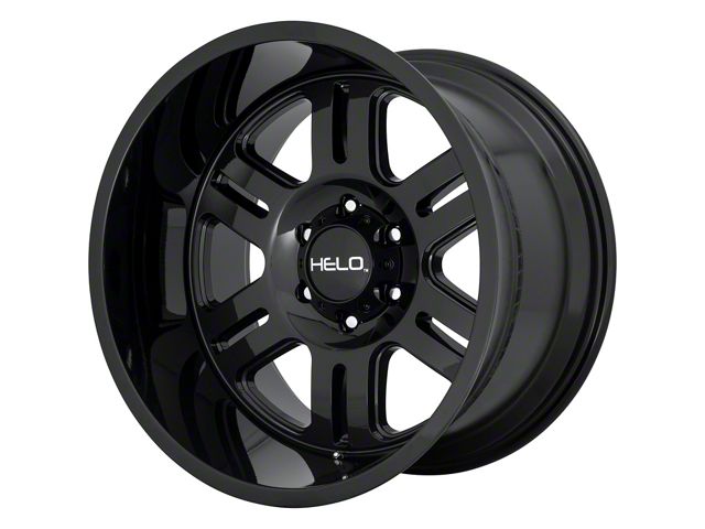 HELO HE916 Gloss Black 8-Lug Wheel; 20x9; 0mm Offset (11-16 F-350 Super Duty SRW)