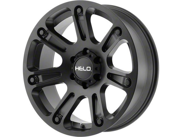 HELO HE904 Satin Black 8-Lug Wheel; 20x9; 18mm Offset (11-16 F-250 Super Duty)