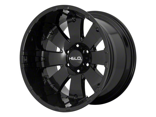 HELO HE917 Gloss Black 6-Lug Wheel; 20x9; 0mm Offset (14-18 Sierra 1500)