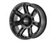 HELO HE904 Satin Black 6-Lug Wheel; 18x9; 0mm Offset (14-18 Silverado 1500)