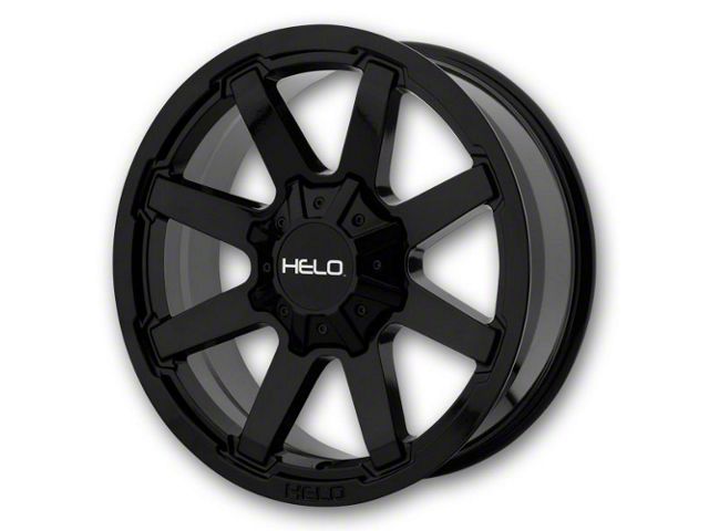 HELO HE909 Gloss Black 6-Lug Wheel; 20x9; 0mm Offset (14-18 Silverado 1500)