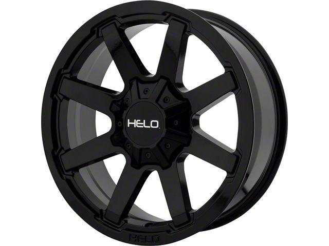 HELO HE909 Gloss Black 6-Lug Wheel; 20x9; 18mm Offset (14-18 Silverado 1500)