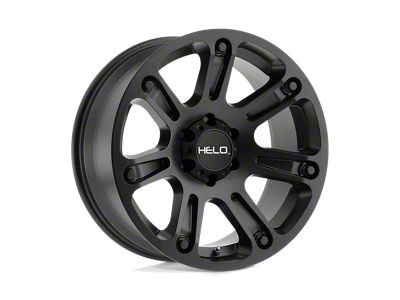 HELO HE904 Satin Black 8-Lug Wheel; 17x9; 0mm Offset (17-22 F-250 Super Duty)