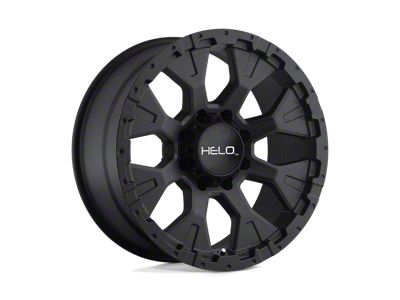 HELO HE878 Satin Black 8-Lug Wheel; 18x9; -12mm Offset (99-07 F-250 Super Duty)