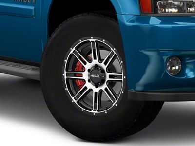 HELO HE900 Gloss Black Machined 6-Lug Wheel; 18x9; 0mm Offset (23-25 Canyon)