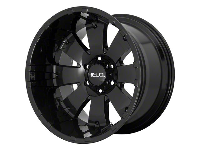 HELO HE917 Gloss Black 8-Lug Wheel; 20x12; -44mm Offset (17-22 F-350 Super Duty SRW)