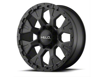 HELO HE878 Satin Black 6-Lug Wheel; 17x9; -12mm Offset (19-22 Ranger)