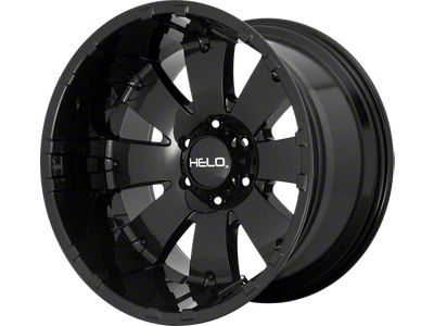 HELO HE917 Gloss Black 6-Lug Wheel; 20x12; -44mm Offset (19-24 Sierra 1500)