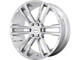 HELO HE918 Chrome 6-Lug Wheel; 20x9; 15mm Offset (21-26 Tahoe)
