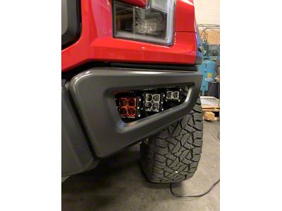 Heretic Studios Amber Quattro/Clear BA-2 LED Fog Light Kit (17-20 F-150 Raptor)