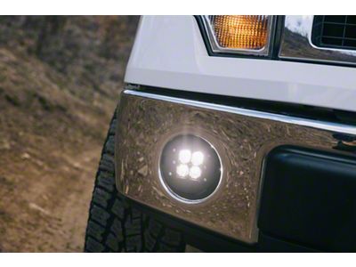 Heretic Studios Series 1 LED Fog Light Kit; Spot Beam; Clear Lens (06-14 F-150, Excluding Raptor)