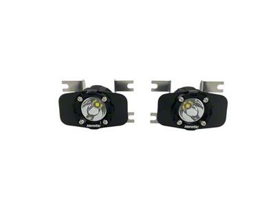 Heretic Studios LED Fog Light Kit; Clear Lens; Flood Beam (23-25 F-250 Super Duty, Excluding XL & XLT)