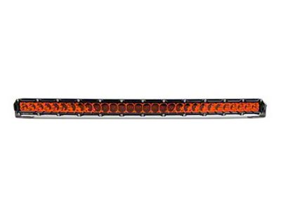 Heretic Studios 30-Inch Curved Amber LED Light Bar; Flood Beam (Universal; Some Adaptation May Be Required)