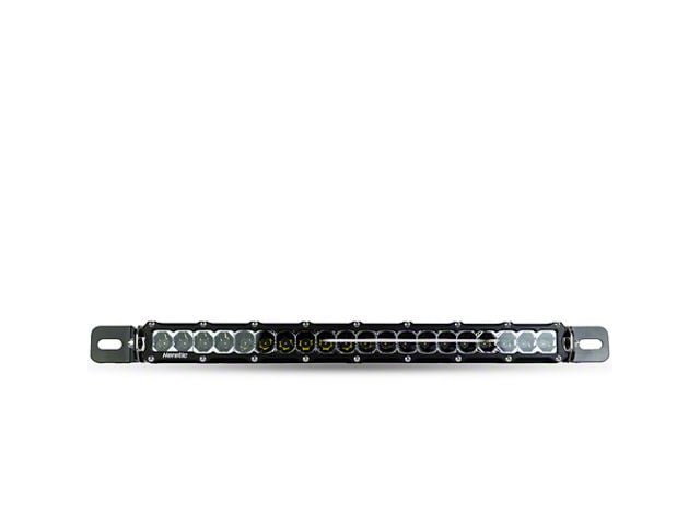Heretic Studios 20-Inch LED Light Bar with Behind the Grille Mounting Brackets; Flood Beam; Clear Lens (19-23 Ranger)