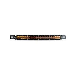 Heretic Studios 20-Inch LED Light Bar with Behind the Grille Mounting Brackets; Flood Beam; Amber Lens (19-23 Ranger)