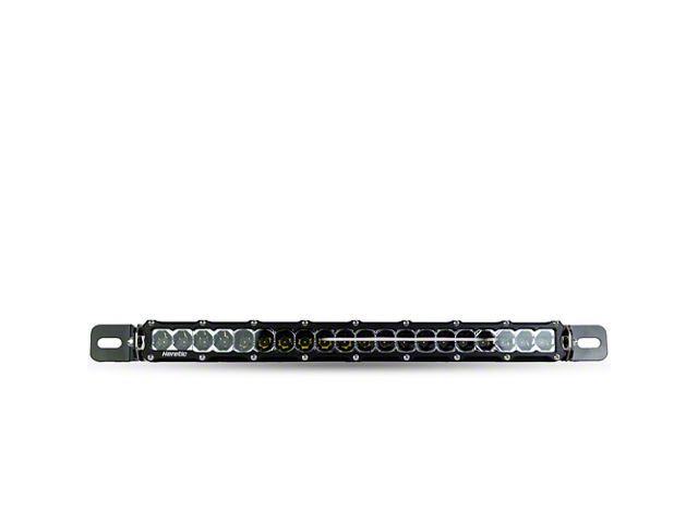 Heretic Studios 20-Inch LED Light Bar with Behind the Grille Mounting Brackets; Spot Beam; Clear Lens (19-23 Ranger)