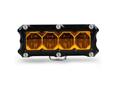 Heretic Studios 4-Inch Amber Bar; Flood Beam (Universal; Some Adaptation May Be Required)