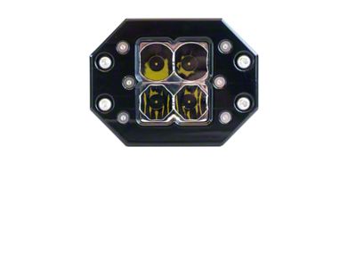 Heretic Studios Quattro Flush Mount LED Pod Light; Spot Beam (Universal; Some Adaptation May Be Required)