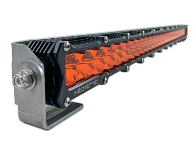 Heretic Studios 40-Inch Amber LED Light Bar; Flood Beam (Universal; Some Adaptation May Be Required)