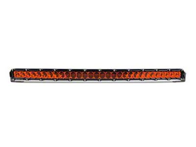 Heretic Studios 30-Inch Curved Amber LED Light Bar; Flood Beam (Universal; Some Adaptation May Be Required)