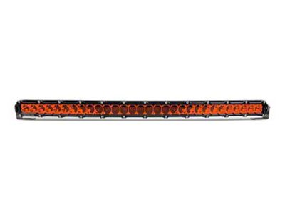 Heretic Studios 30-Inch Curved Amber LED Light Bar; Combo Beam (Universal; Some Adaptation May Be Required)