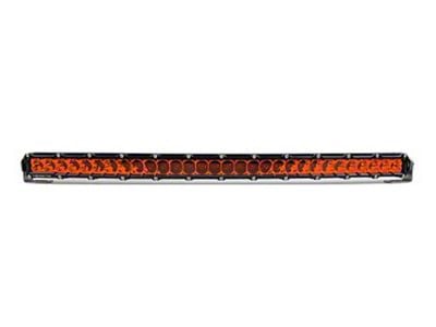Heretic Studios 30-Inch Curved Amber LED Light Bar; Flood Beam (Universal; Some Adaptation May Be Required)