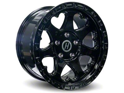 Heritage Wheel KOKORO-OR Black 6-Lug Wheel; 17x9; 12mm Offset (07-13 Sierra 1500)