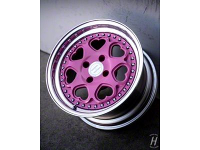 Heritage Wheel KOKORO-OR Pink 6-Lug Wheel; 17x9; 12mm Offset (07-13 Sierra 1500)