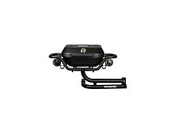 HitchFire F-20 Propane Hitch Mounted Grill; Passenger Side Swing (Universal; Some Adaptation May Be Required)