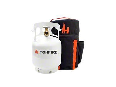 HitchFire Refillable Propane Tank with Carrying Case; 5-Pound