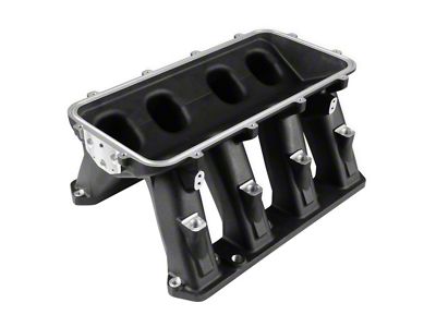 Holley EFI Gen II HEMI Hi-Ram Intake Manifold Base; Black (09-24 5.7L RAM 1500)