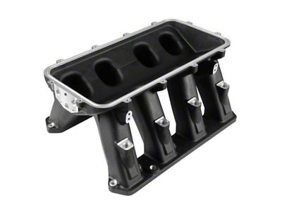 Holley EFI Gen II HEMI Hi-Ram Intake Manifold Base; Black (09-24 5.7L, 6.4L RAM 2500)