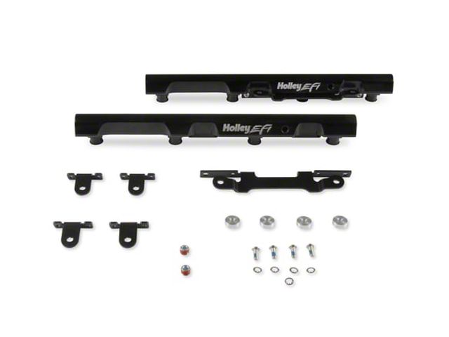 Border Fuel Rails Holley EFI RAM 3500 Hi-Flow Fuel Rails 534-284 (03-26 5.7L RAM 3500; 11 ...