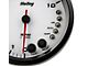 Holley 4.50-Inch Analog-Style Tachometer; 0-10K; White (Universal; Some Adaptation May Be Required)
