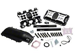 Holley GM LS3/L92 Modular Mid-Rise EFI Intake Manifold with 92mm Top; Black (07-08 6.2L Sierra 1500 Denali)
