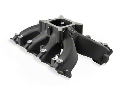 Holley GM LS3/L92 Single Plane EFI Split-Design Race Intake Manifold; Black (07-08 6.2L Sierra 1500 Denali)