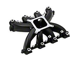 Holley GM LS3/L92 Single Plane EFI Intake Manifold; Black (07-08 6.2L Sierra 1500 Denali)