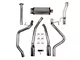 Hooker BlackHeart Dual Exhaust System with Polished Tips; Rear Exit (11-14 5.0L F-150)